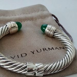 David Yurman 10 MM Green Onyx Cuff
